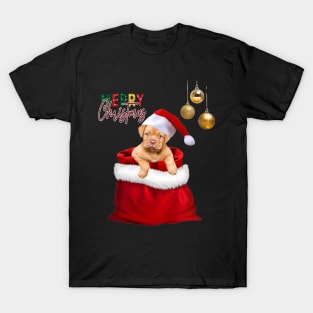 Merry Christmas, cute christmas dogs T-Shirt